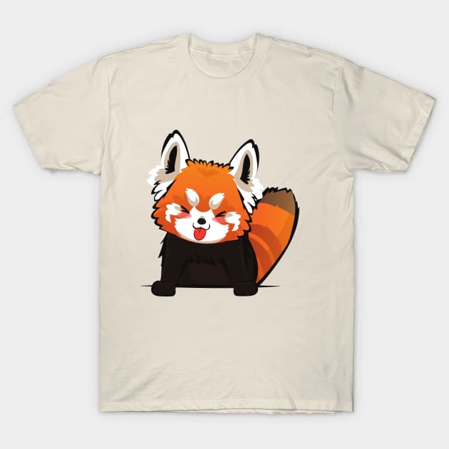 Cuteness Overload Baby Red Panda T-Shirt by JuanesArtShop